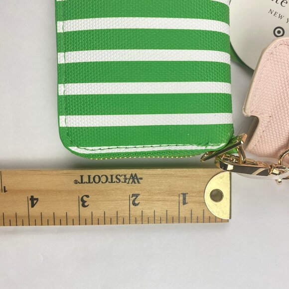 Kate Spade x Target Stripe Mini Crossbody Bag w Coinpurse and Strawberry Case - Picture 10 of 10